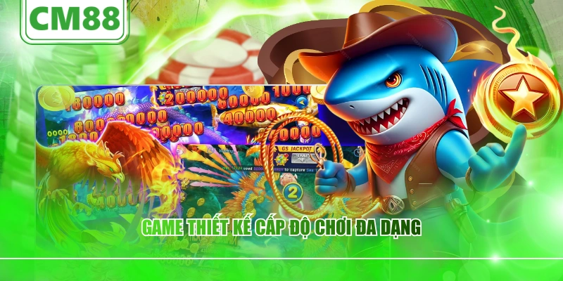 Game thiết kế cấp độ chơi đa dạng